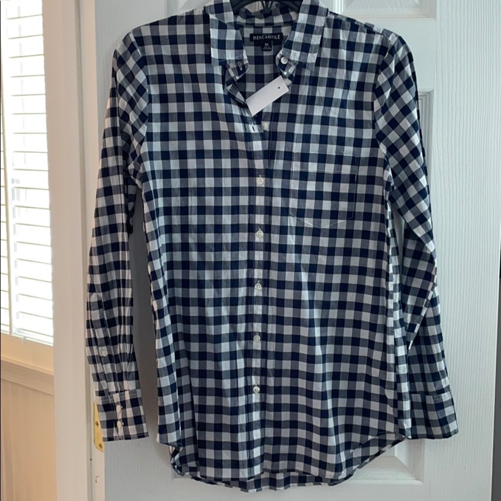 MERCANTILE JCREW BUTTON DOWN